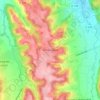 Carte topographique Simacourbe, altitude, relief