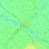 Carte topographique Quesnoy-sur-Deûle, altitude, relief