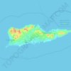 Carte topographique Saint Croix, altitude, relief