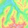 Carte topographique Pontresina, altitude, relief