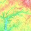 Carte topographique Champdeniers, altitude, relief