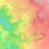 Carte topographique Ouides, altitude, relief