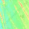 Carte topographique Woolumbool, altitude, relief