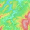 Carte topographique Félines-Termenès, altitude, relief