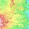 Carte topographique 63970, altitude, relief