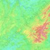 Carte topographique Vosges, altitude, relief