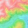 Carte topographique Partschins - Parcines, altitude, relief