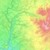 Carte topographique Sancy-Artense Communauté, altitude, relief