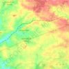 Carte topographique Gennes-Longuefuye, altitude, relief