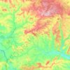 Carte topographique Communauté de communes du Pays de Mortagne au Perche, altitude, relief