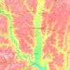 Carte topographique Boboye, altitude, relief