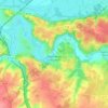 Carte topographique Chaudefonds-sur-Layon, altitude, relief