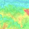 Carte topographique Les Garennes-sur-Loire, altitude, relief
