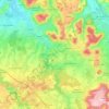 Carte topographique 21140, altitude, relief