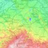 Carte topographique Roer, altitude, relief
