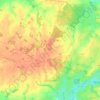 Carte topographique Grand'Landes, altitude, relief