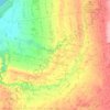Carte topographique North Middlesex, altitude, relief