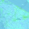 Carte topographique Dirksland, altitude, relief