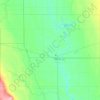 Carte topographique Beadle County, altitude, relief