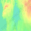Carte topographique Waterhen Lake, altitude, relief