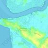 Carte topographique Saint-Nazaire-sur-Charente, altitude, relief