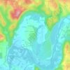 Carte topographique Creysse, altitude, relief