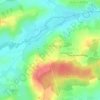 Carte topographique Le Tronchet, altitude, relief