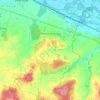 Carte topographique La Brosse-Montceaux, altitude, relief
