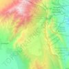 Carte topographique Municipio de Aconquija, altitude, relief