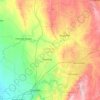 Carte topographique Light Regional Council, altitude, relief