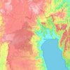 Carte topographique District de Maroantsetra, altitude, relief