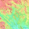 Carte topographique Province de Tuyên Quang, altitude, relief