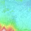 Carte topographique Cantón de Sarapiquí, altitude, relief