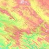 Carte topographique Khorramabad County, altitude, relief