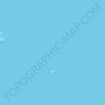 Carte topographique Tom Thumb Islands, altitude, relief