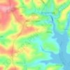Carte topographique West Alvington, altitude, relief