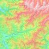 Carte topographique Chirgaon, altitude, relief