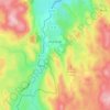 Carte topographique Grandvals, altitude, relief