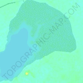 Carte topographique Laguna Yalca, altitude, relief