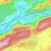 Carte topographique Vaire-Arcier, altitude, relief
