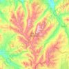 Carte topographique Holy Cross Wilderness, altitude, relief