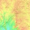 Carte topographique Bangalore Urban, altitude, relief