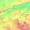 Carte topographique Sidhi, altitude, relief