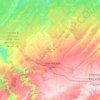 Carte topographique cercle de Tiflet, altitude, relief
