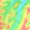 Carte topographique Villefargeau, altitude, relief