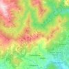 Carte topographique Camandona, altitude, relief