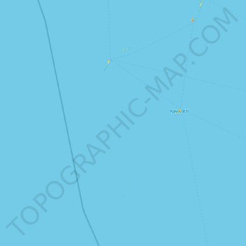 Carte topographique Laccadive Islands, altitude, relief