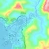 Carte topographique Canlapwas, altitude, relief