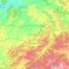 Carte topographique Akdağmadeni, altitude, relief