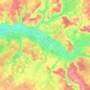 Carte topographique 72800, altitude, relief